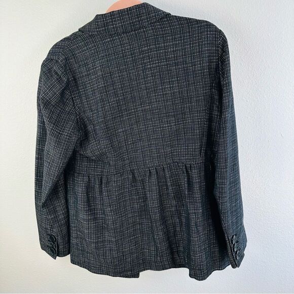 J Jill Black Metallic Jacket Size 12 - Picture 3 of 4